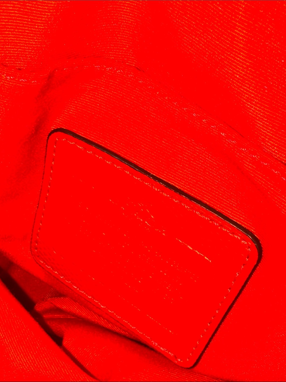 Coach Bag Kitt Pebbled Leather Orange Rusty Red Crossbody - Picture 12 of 17